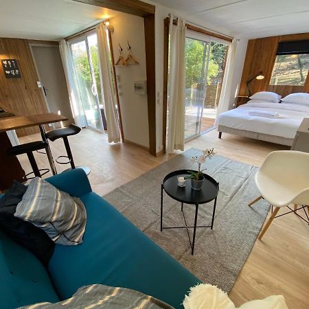 Superbe Cabane Jacuzzi Jardin Clim Wifi Parking Meyreuil Exterior foto